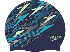 Casca inot adulti Speedo Printed negru/albastru/verde